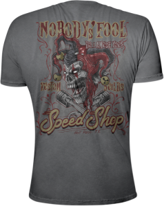 Nobody's Fool T- Shirt Gray