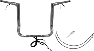 Plug & Play Ez Install 1-1/2(r) Flat Top Handlebar Kit Silver