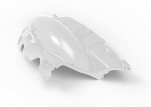 Plastic airbox (partea de jos) KTM SX 23-/EXC/EXC-F 24- Alb