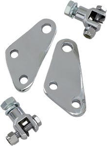 Passenger Footpeg Bracket Set Silver