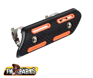 Protectie Evacuare 4T Fm-Parts Universal Black/Orange