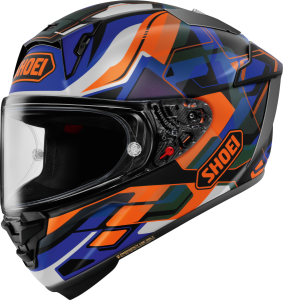 Casca integrala SHOEI X-SPR PRO VALION TC-8 Portocaliu Mat