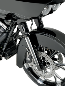 Dual-disc Hot Legs Fork Legs Black, Silver, 2, nordicamoto.ro