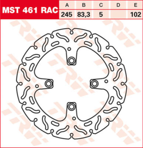 Contoured Fixed Brake Rotor