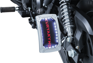 Nova Curved License Plate Mount Chrome