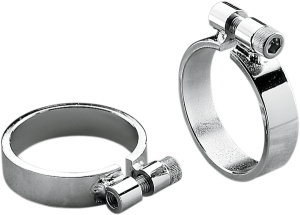 Super Exhaust Port Clamps Chrome, 1, nordicamoto.ro