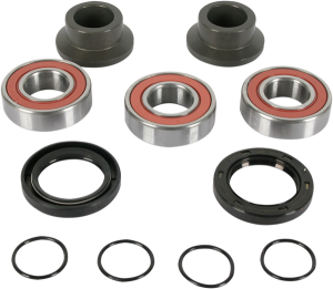 Watertight Wheel Collar And Bearing Kits Black, Silver