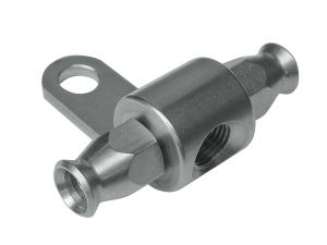 Brake Line Tee Silver