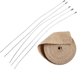 Exhaust Heat Wrap Kit Off-white