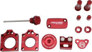 MOOSE RACING Bling Pack Kit Red, Anodized, 1, nordicamoto.ro
