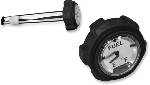 Non-vented Gas Cap With Fuel Gauge Black
