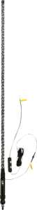 360° Rf Light Rod Whip Black