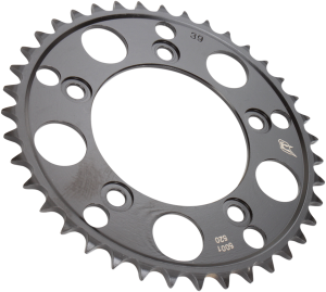 Lightweight Steel Sprocket Black, Zinc, 1, nordicamoto.ro