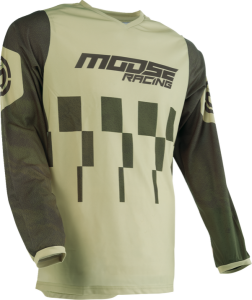 Tricou Moose Racing Qualifier Green/Tan