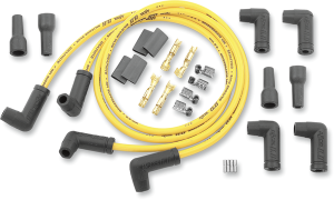 Universal 8.8 Mm Plug Wire Kit Black, Yellow