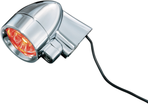 Super-bright Led Silver Bullets With Short Fender Strut Mounts Red, 2, nordicamoto.ro