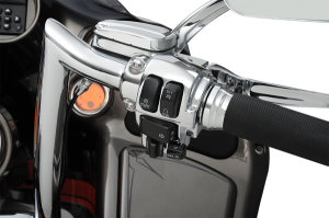Handlebar Switch Housing Kit Silver