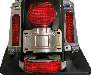 License Plate Frame Mounts Chrome
