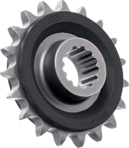 Pinion față cu amortizare din cauciuc, negru, natural, nordicamoto.ro