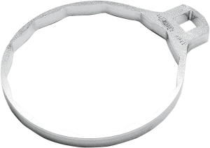 Slim Oil Filter Wrench Silver, 1, nordicamoto.ro