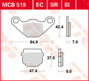 All Round Ceramic Brake Pads