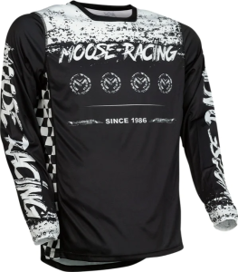Tricou Moose Racing M1 Black/White M, 1, nordicamoto.ro