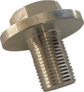Steering Stem Bolt Raw, Aluminum, 1, nordicamoto.ro