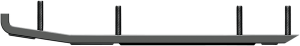 Ace Flat-top® Carbide Runners Black, 1, nordicamoto.ro