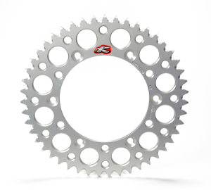 Ultralight Self-cleaning Rear Chainwheel Silver, Anodized