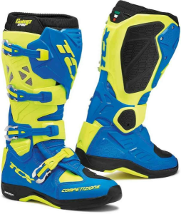 Cizme TCX Comp Evo2 Michelin Albastru Galben fluo