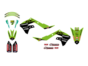 Replica Team Graphic Kits Black, Green, 2, nordicamoto.ro
