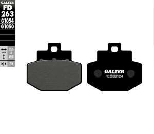Semi-metallic Brake Pads