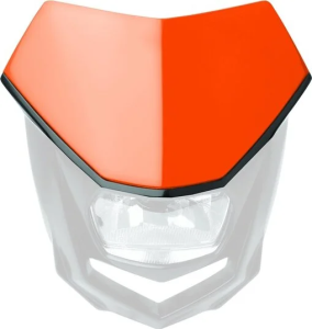 Replacement Plate For Halo Headlight Orange