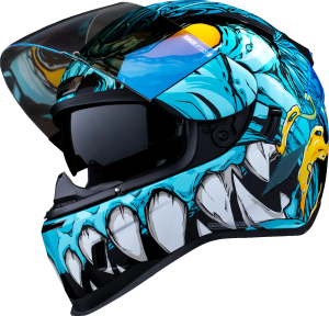 Casca Icon Airform Manik'rr Mips Green/Blue, 18, nordicamoto.ro