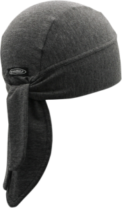 Headwrap Wide-b Dk Gy Gray