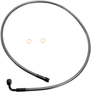 Alternate Length Designer Series Abs-specific Front Brake Line Kit Black, Black Pearl, 1, nordicamoto.ro