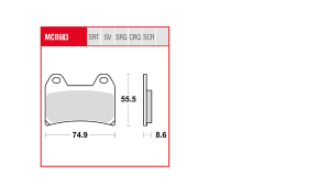 Trq Brake Pad Sintered Race