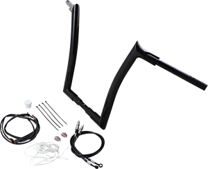 1-1/2(r) Ez Install Pointed Top Handlebar Kit Black, 2, nordicamoto.ro