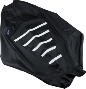 Gripper Seat Cover Black, White, 1, nordicamoto.ro
