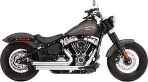 Exhaust System 2-into-2 System For Softail Black, 1, nordicamoto.ro