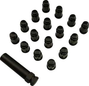 Splined Lug Nut Black 