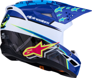 Casca Copii Alpinestars SM3 Falcon Albastru/Negru/Roz S, 3, nordicamoto.ro