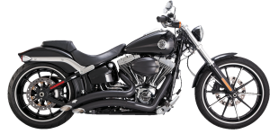 Big Radius Exhaust System Black, 5, nordicamoto.ro