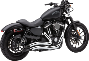 Speedster Swept Short Exhaust System Chrome, 4, nordicamoto.ro