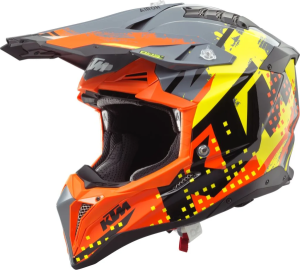 Casca KTM Aviator 3 Yellow/Gray/Orange