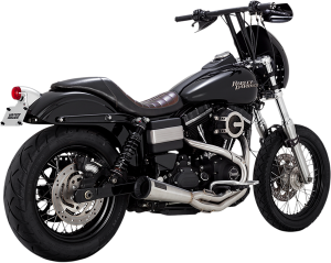 Stainless 2:1 Upsweep Exhaust System Silver, 1, nordicamoto.ro
