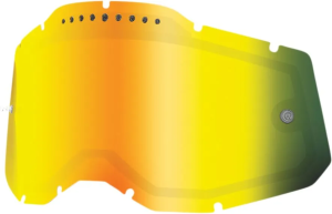 Lentila dubla ochelari 100% Accuri 2/Racecraft 2/Strata 2 Mirror Gold