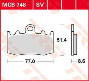 Sv Series Sindered Brake Pads, nordicamoto.ro