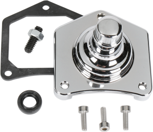 Solenoid End Cover Starter Button Chrome