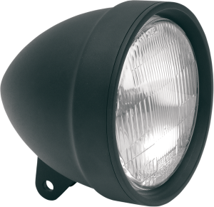 5-3/4(r) Die-cast Headlight Black, Matte